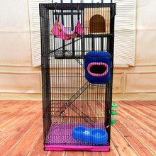 Load image into Gallery viewer, Three-story Demon King Squirrel Honey Bag Blossom Guinea Rat Villa Big Hamster Dragon Cat Standard Golden Flower Cage