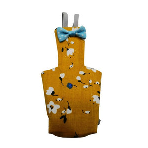 Parrot Diaper with Bowtie Cute Colorful Fruit Floral Cockatiel Pigeons Small Medium Large Pet Birds Flight Suit Clothes Washable