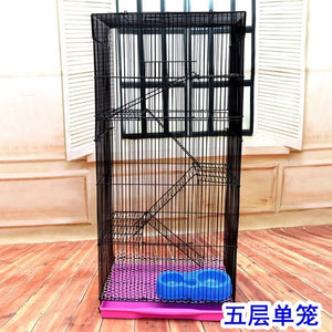 Three-story Demon King Squirrel Honey Bag Blossom Guinea Rat Villa Big Hamster Dragon Cat Standard Golden Flower Cage